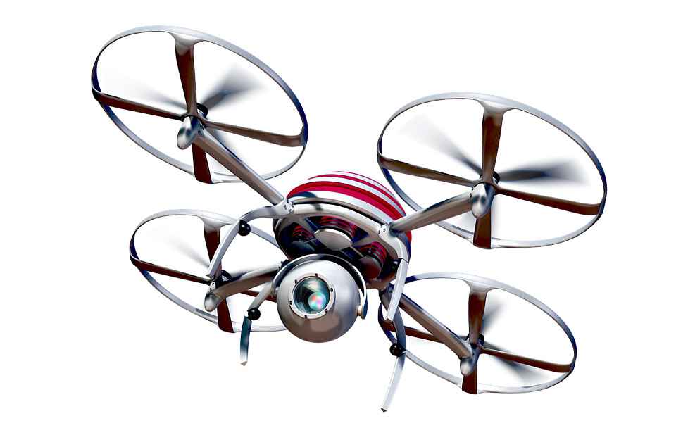sapr drone quadricottero integrato con arcgis