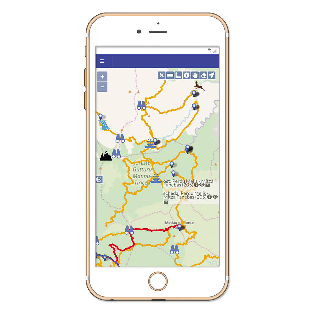 Carto@Web Mobile Vista Percorsi